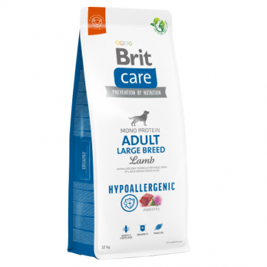 Brit Care Hypoallergenic Adult Large Breed Lamb maistas