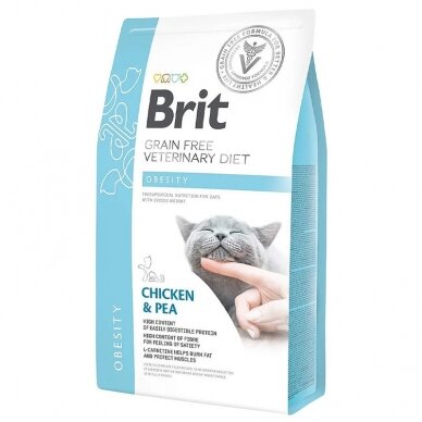 Brit Veterinary Diets Obesity sausas maistas katėms