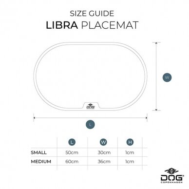 DOG Copenhagen Libra Placemat silikoninis kilimėlis žalias 4