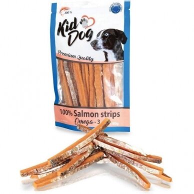 Kiddog Salmon Strips lašišos skanėstai šunims