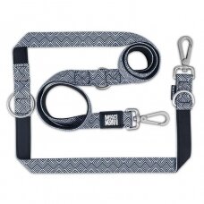 Max&Molly Multi-Leash Mykonos Black daugiafunkcinis pavadėlis