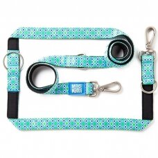 Max&Molly Multi-Leash Retro Blue daugiafunkcinis pavadėlis