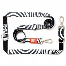 Max&Molly Multi-Leash Zebra daugiafunkcinis pavadėlis