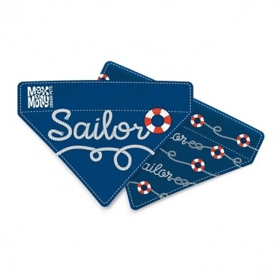 Max&Molly Sailor dvipusė bandana skarelė šunims