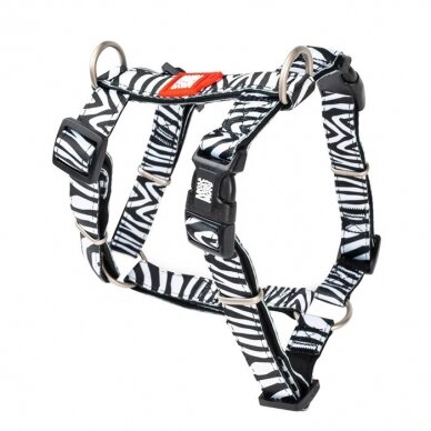 Max&Molly H-Harness Zebra petnešos šunims