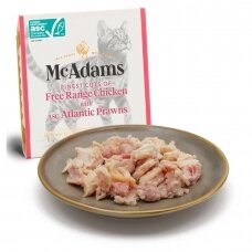 McAdams Free Range Chicken with Atlantic Prawns šlapias maistas katėms