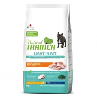 Natural Trainer Adult Ideal Weight Mini/Light maistas šunims