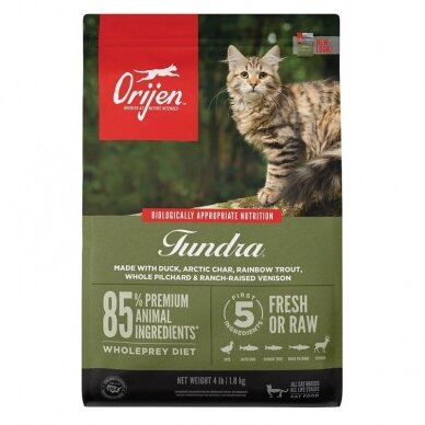 Orijen Tundra Cat sausas kačių maistas