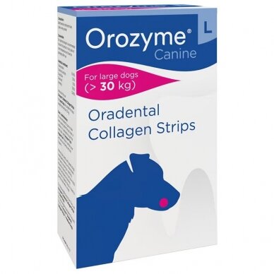 Orozyme Oradental Collagen Stripes kramtukai dantims